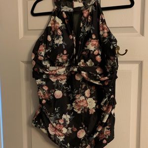 Plus size floral swimsuit!